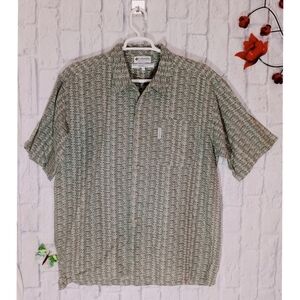 Columbia Printed Short‎ Sleeve Button Shirt